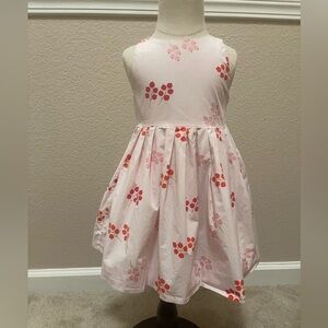 Jacadi Pink Floral Kids Casual Dress